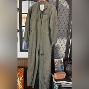 Green Flight Suit